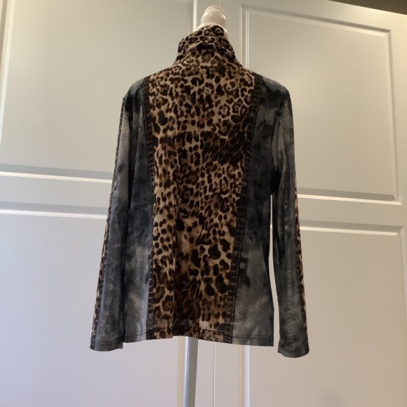 Joseph Ribkoff Size 14 Black and Brown - Picture 3 of 3